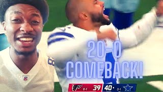 Cowboys Fan Reacts To Cowboys vs Falcons Ending!!