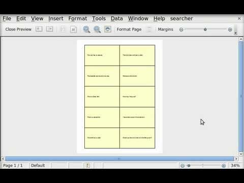 Spreadsheet Basics How To Make Flashcards Youtube