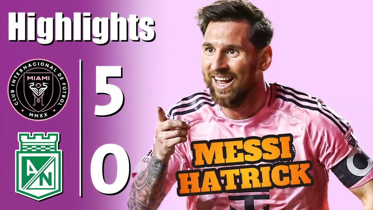 Хет-трик Месси 💥 Интер Майами против Атлетико Насьональ 5-0 - Все голы и лучшие моменты - 2026