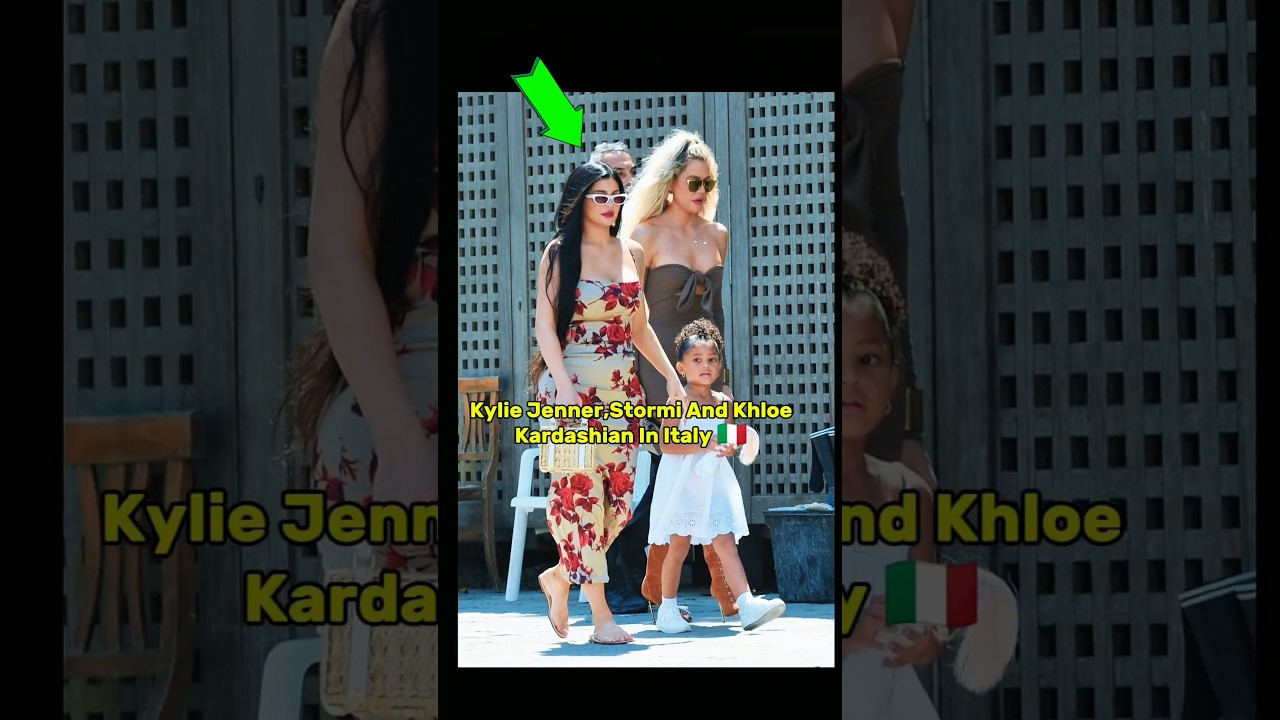 Kylie, Stormi And Khloe In Italy Together 