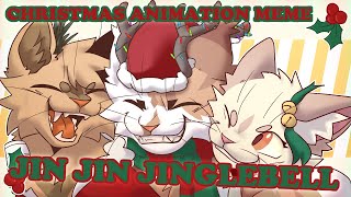 🎄 JIN JIN JINGLEBELL 🎄 CHRISTMAS ANIMATION MEME // GIFT FOR MY FRIENDS 💚💙💜