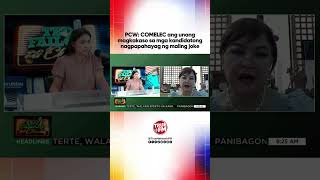 Pcw Comelec Ang Unang Magkakaso Sa Mga Kandidatong Nagpapahayag Ng Maling Joke