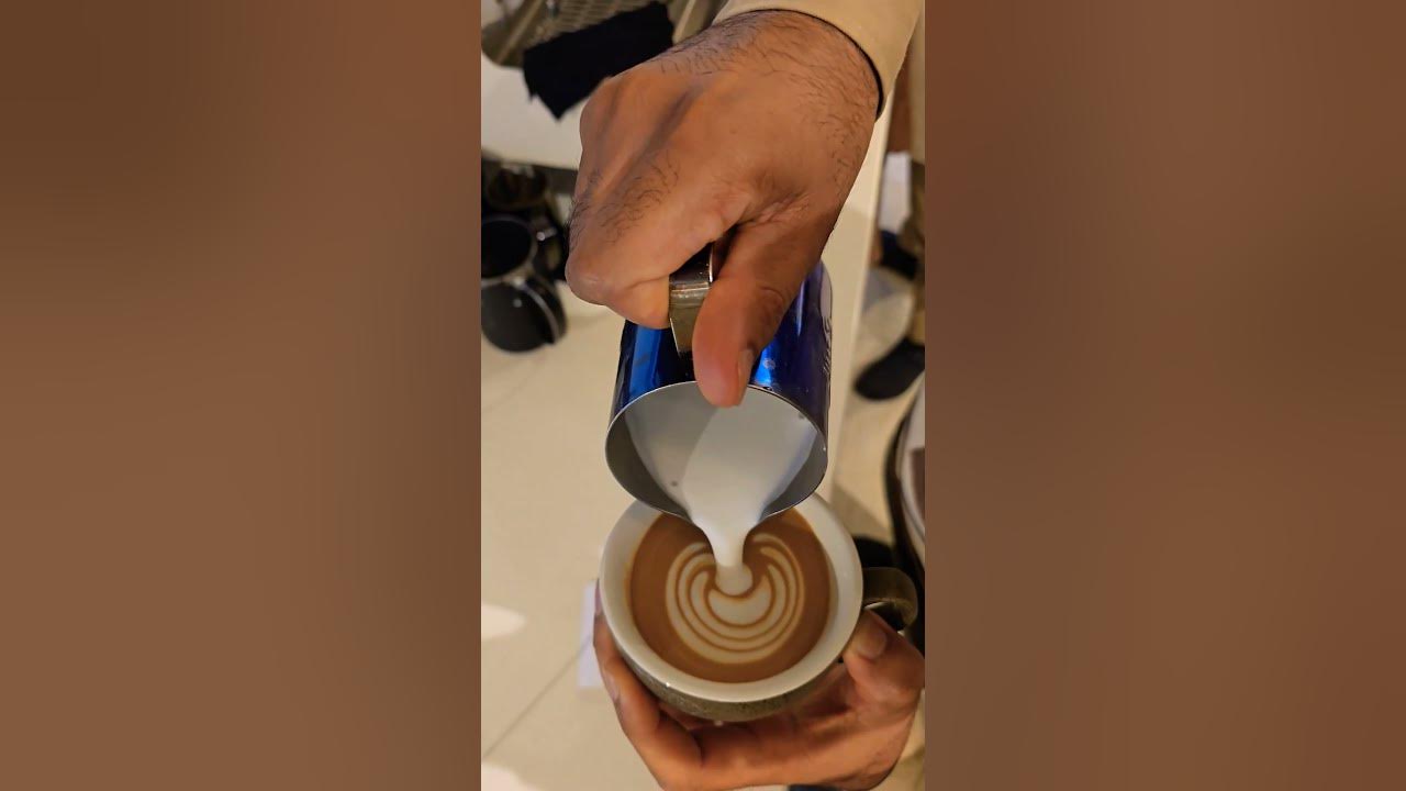Latte art with songs 💞🌷🌷❤️💕 #bollywood #love #music #song #hindi #shortsfeed #coffee #lattemusic
