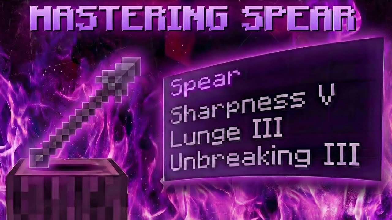 How I MASTER SPEAR In MINECRAFT Pe . - YouTube