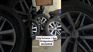 Jual Velg Fortuner R18 San Bridgestone Dueler Ht 26560R18 Kondisi Baik