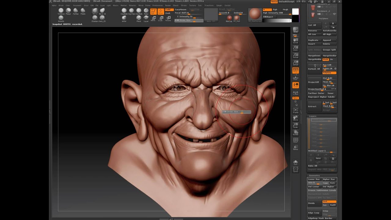 hopw to do wrinkles in zbrush