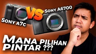 HARGA SAMA! MANA YG TERBAIK?! Kamera Sony A7C vs A6700 Indonesia