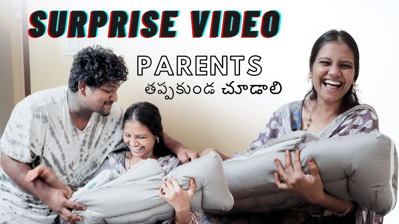 Hasini కి Surprise Video || Parents తప్పకుండ చూడాలి || Sravan Diamond