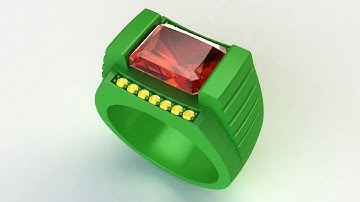 How to design the ring in the matrix9 | Thiết kế trang sức 3D