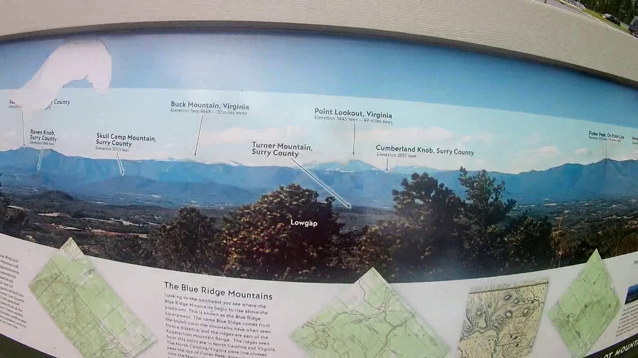 Trail map of Pilot Mountain State Park YouTube