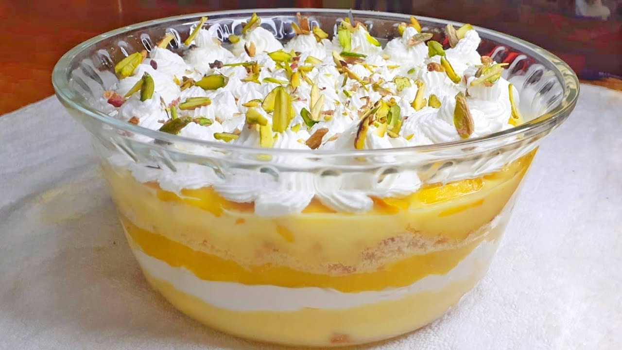 Mango Trifle Delight | Delicious & Easy Dessert Recipe | Ritu - The Foodhunter