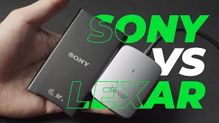 Lector CF express Tipo A - Sony MRW-G2 vs Lexar RW515