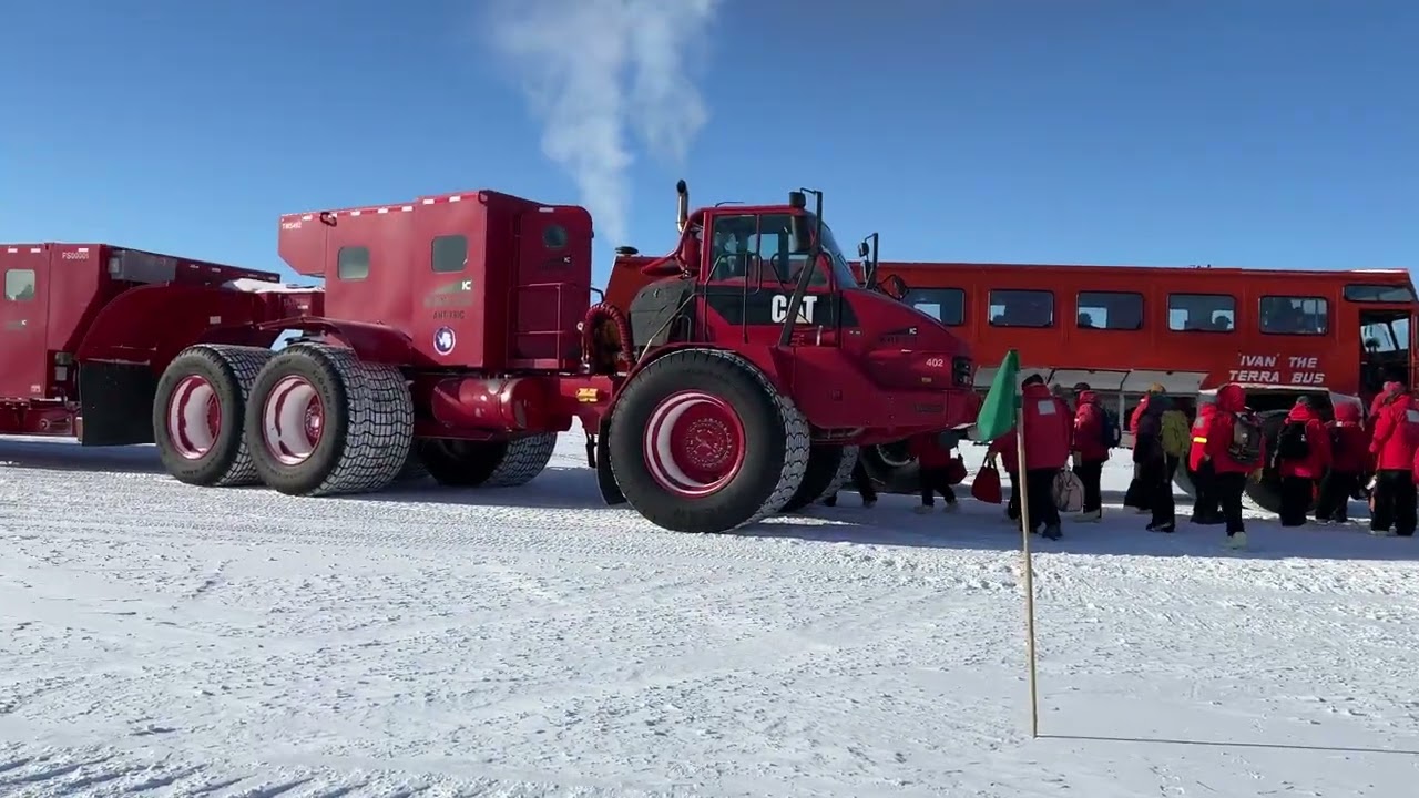 Landing on a C17 Plane in Antarctica and Traveling to McMurdo Research Station