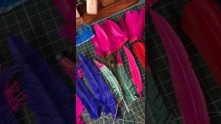 Types of feathers I use for carnival costumes #carnival #costuming #feathers #craft #tutorial