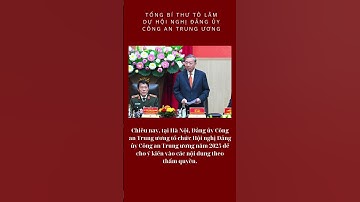 Tổng Bí thư Tô Lâm dự hội nghị Đảng ủy Công an Trung ương