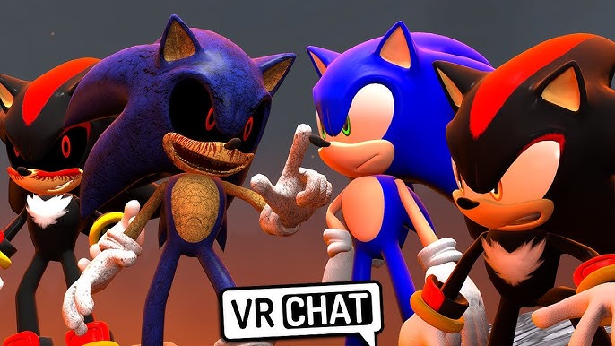 Silver The Hedgehog on X: Movie Sonic Meets Tails.EXE (VR Chat)    / X