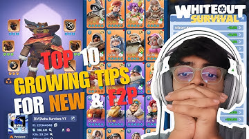 “Whiteout Survival Tips & Tricks 2025 | Beginner Guide for Faster Growth & Progress” #wos