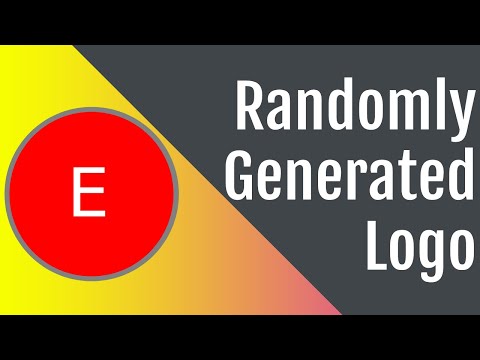 Create a Randomly Generated Initial Logo Using React