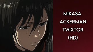 Mikasa Ackerman twixtor (HD)