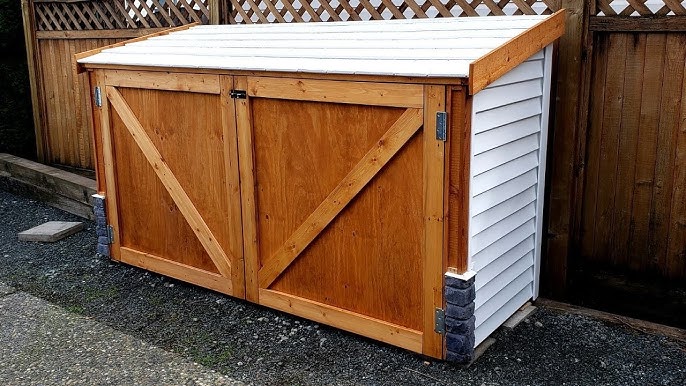 Trash Can Privacy Fence Plans — MAKER GRAY