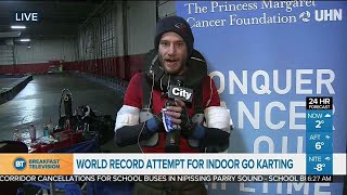 Toronto man trying to break indoor go-kart world record