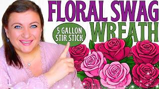 DIY Wreath Making with Deco Mesh | Simple Stir Stick Technique screenshot 4