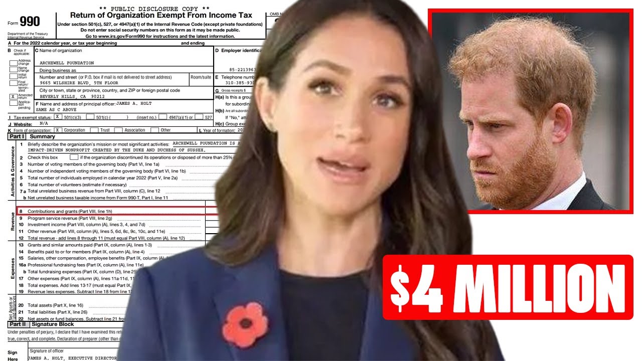 PUT IN JAIL! IRS To Investigate Harry And Meghan's Archewell Disappearing $4 Million