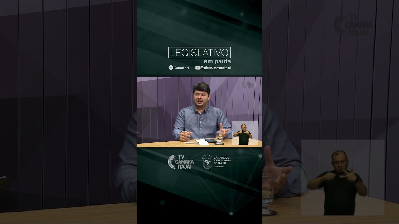 Legislativo em Pauta | Sec. de Adm. e Finanças | Entrevista completa aqui no canal. #tvcamaraitajai