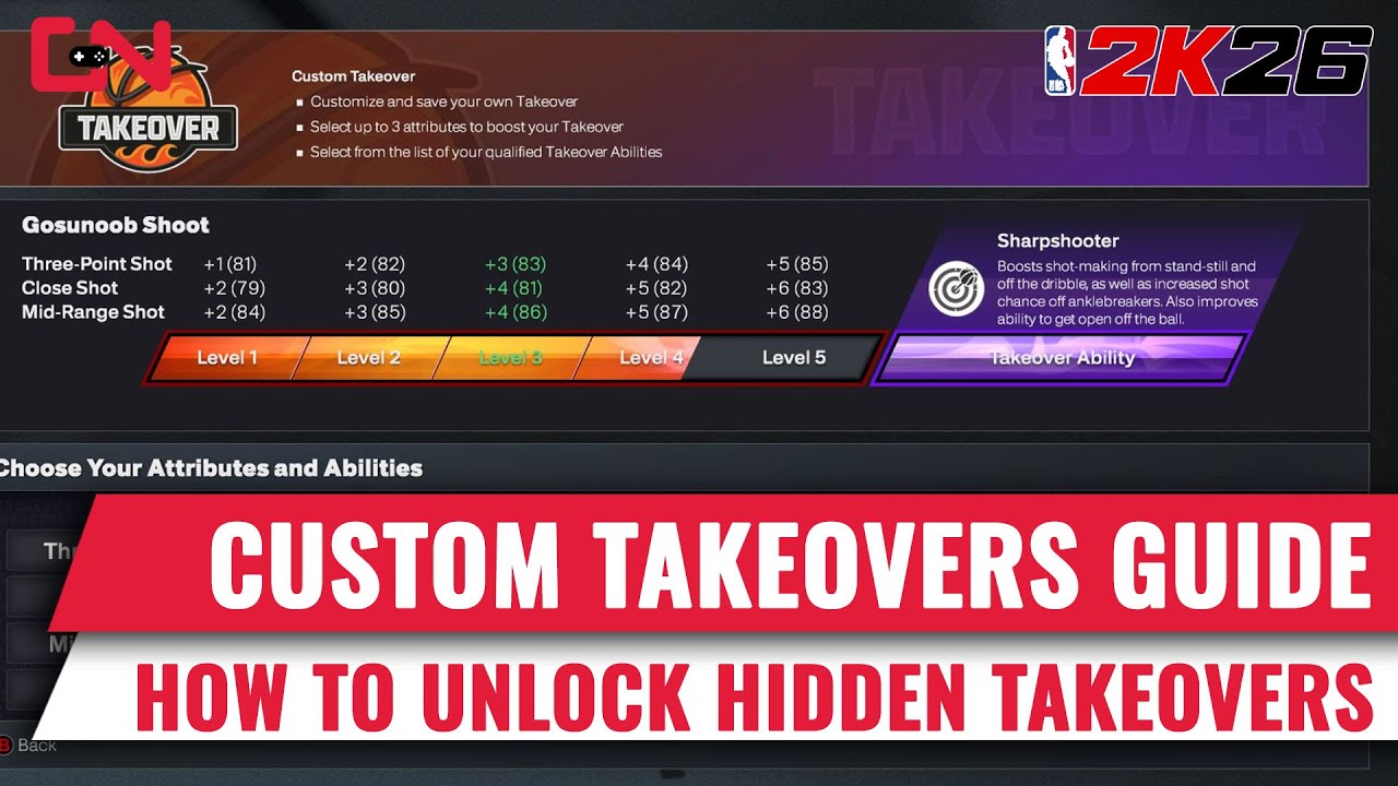 NBA 2K26 Custom Takeovers Full Guide - How to unlock Secret Takeovers