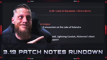 [PATH OF EXILE | 3.19] – LAKE OF KALANDRA – PATCH NOTES – RUNDOWN!