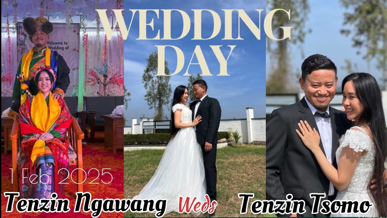Tibetan wedding Ngawang and Tsomo Bylakuppe.1st feb 2025|| 