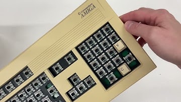 The New Amiga Mechanical Keyboard — Fitting test on ext shells