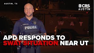 FULL BRIEFING: Overnight SWAT standoff near UT ends safely after several hours