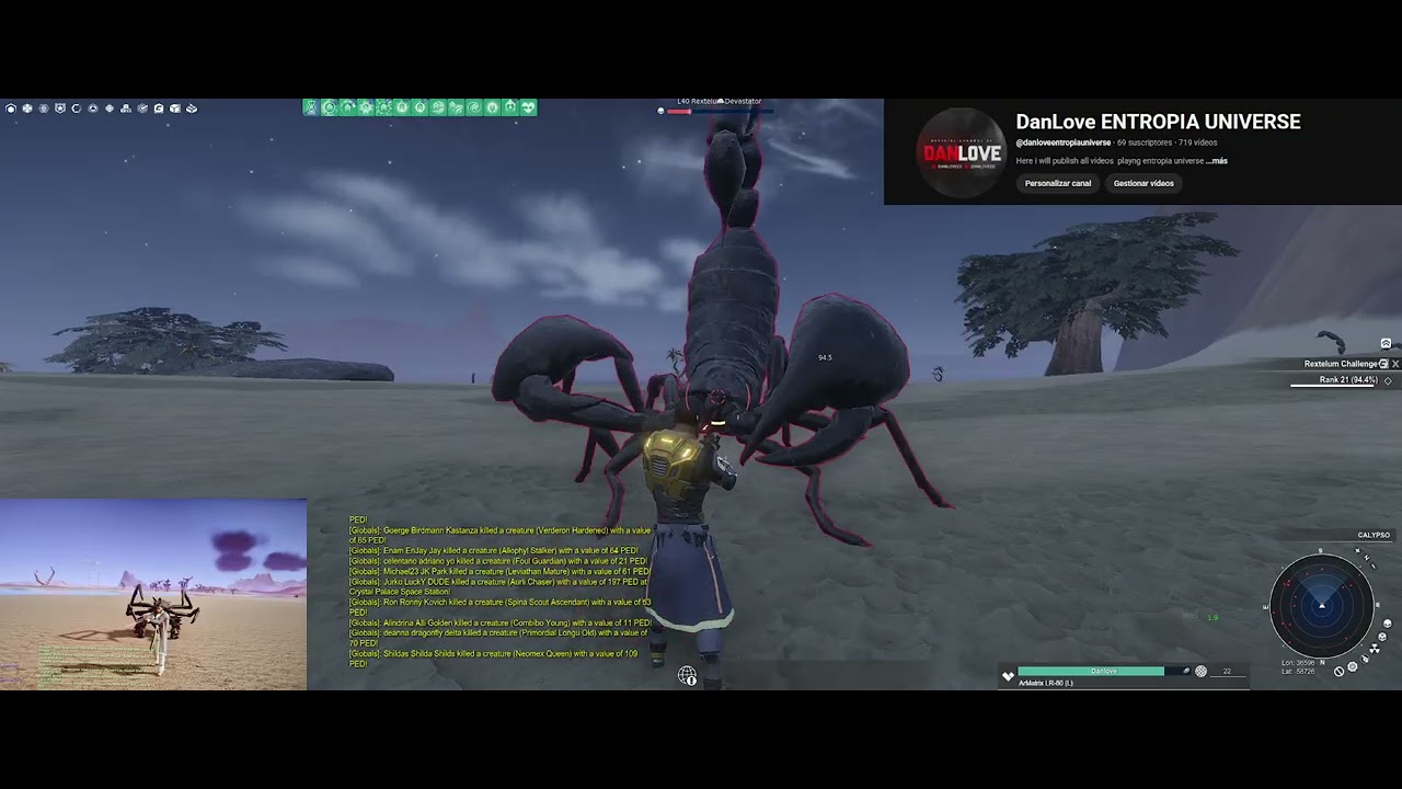 Entropia Universe Rextelum 3 Globals