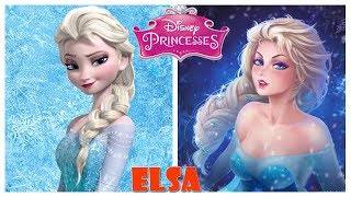 ... - disney princess characters in anime version. video: snow white,
elsa, anna, ariel, elle, aurora, cinderel...