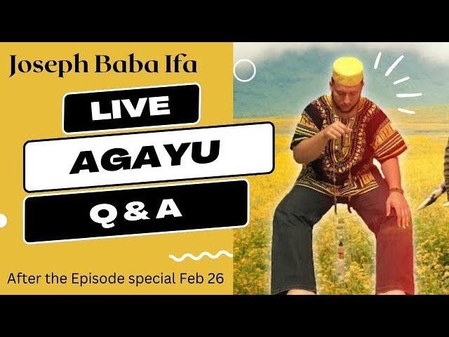 Ifa Lukumi Live Q & A w/ Joseph Baba Ifa #agayu