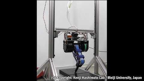 2020 Continuous jumping experiment of single-legged robot