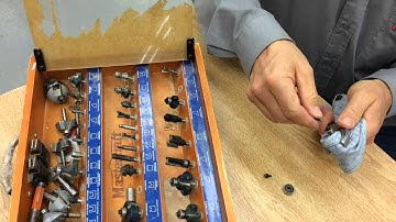 Router bit bearing change
