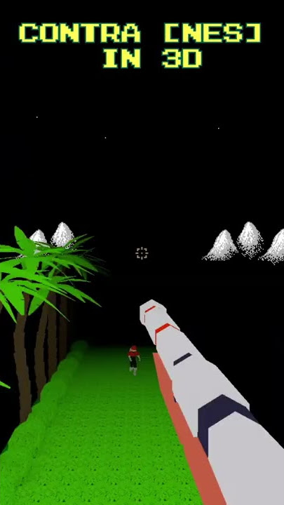 Contra NES in 3D #shorts