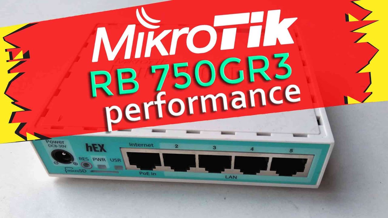 Performa rb750gr3 bandwith test - YouTube