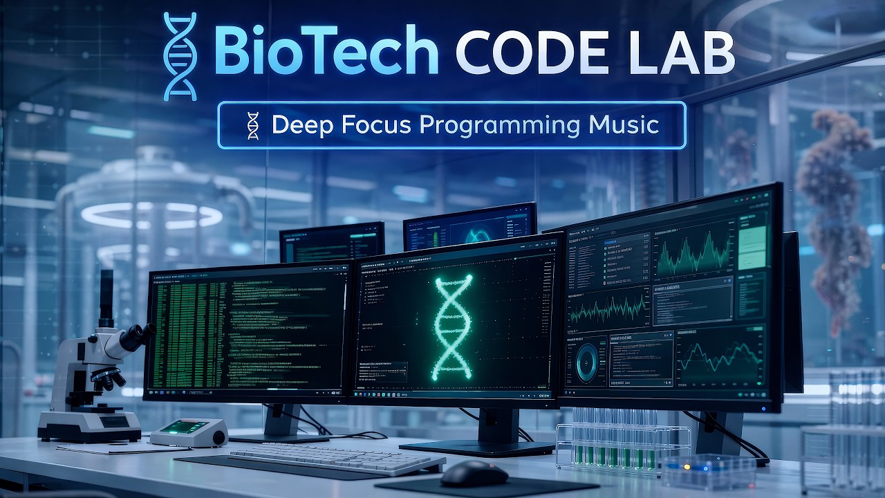 BioTech Code Lab 🧬 Deep Focus Programming Music