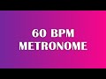 UPDATED 60 BPM Metronome 10 Minute Tick Track For Music Practice 