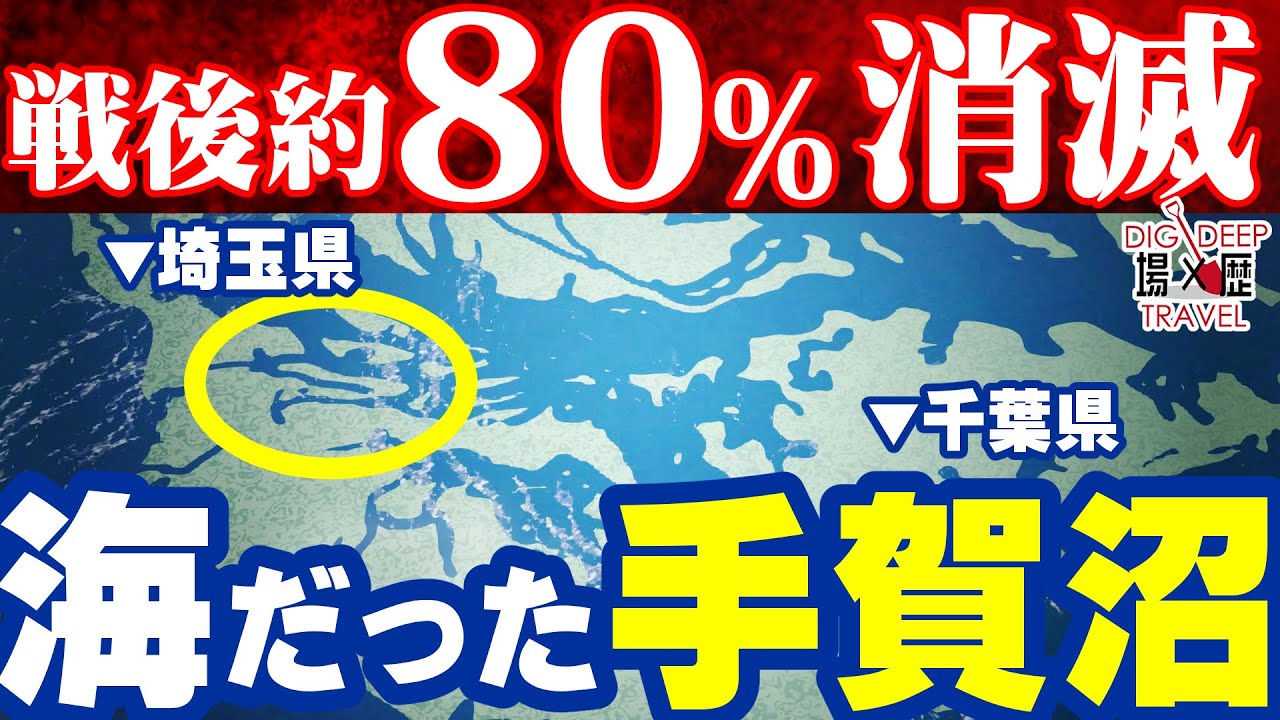 【歴史】約80%が消滅！壮絶な戦いを遂げた手賀沼