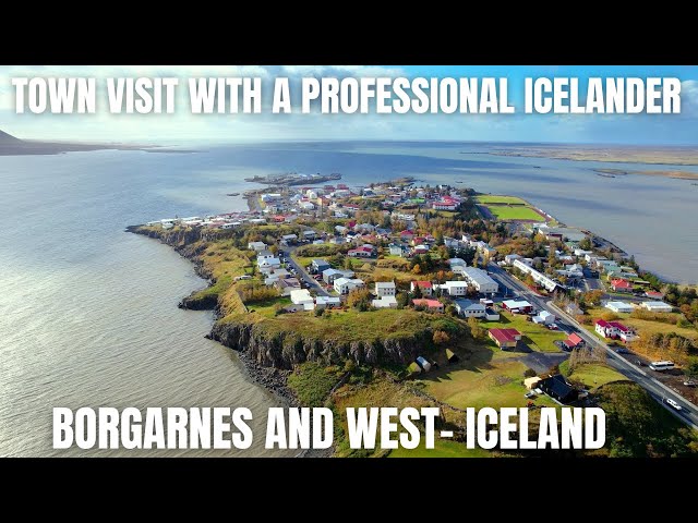 Travel vlog - Visit Borgarnes and West Iceland With Me - Fantastic Nature All Around