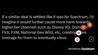 Responding to SpongieUpdates on the Directv/Disney dispute.