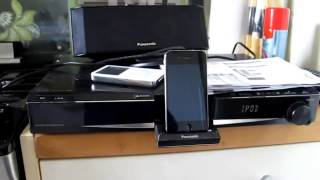 Panasonic SA PT860 Surround Sound Ipod Dock System