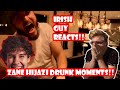 REACTING TO DAVIDS VLOGS || ZANE HIJAZI DRUNK MOMENTS!!