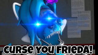 Fnaf SFM Comic: CURSE YOU FRIEDA! || Feat. Dystopian District OCs