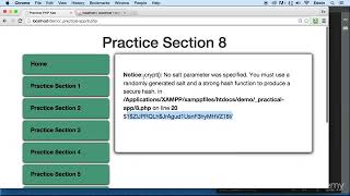 3 Practice Section 8 - PHP SECURITY - PHP COURSE CMS PROJECT