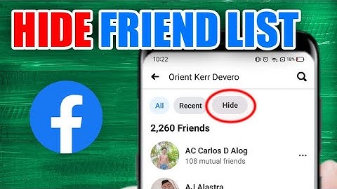How to Hide FRIEND LIST on Facebook (2025)